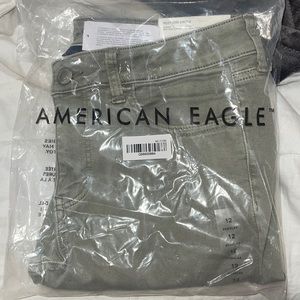 American eagle Olive jeans size 10&12 never worn!!